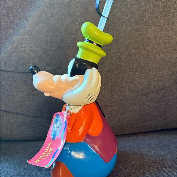 NWT Vintage Disney Goofy Big Sipper - Orange, Blue, Green - Picture 4 of 8
